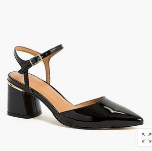 NWT J. Crew Patent midblock heels
Black
Size 9.5